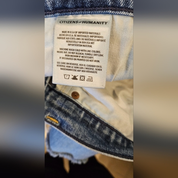 Citizens of Humanity Elsa Mid Rise Slim Fit Crop - Cadence - Picture 6 of 9